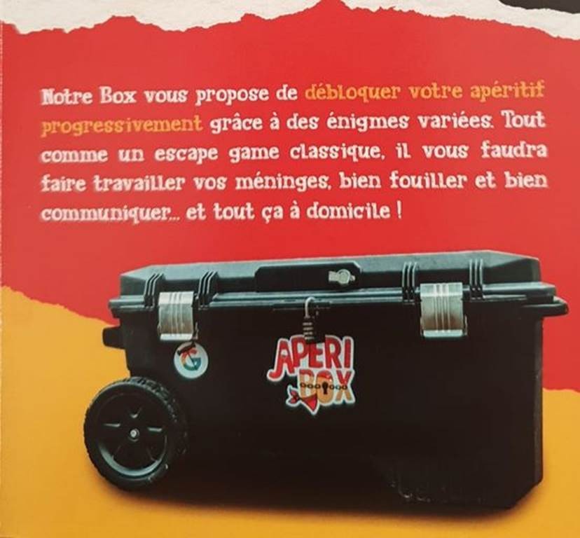 L'Apéri'Box l'escape game des bons vivants - Bonjour La Rochelle